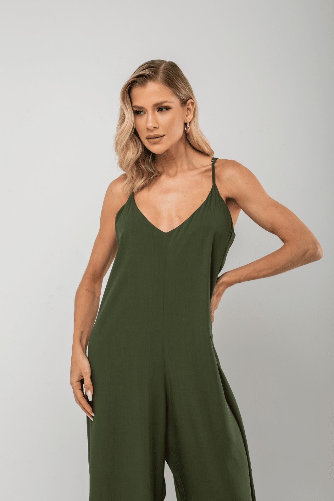 Macacão Jully Verde Macacão Jully Verde