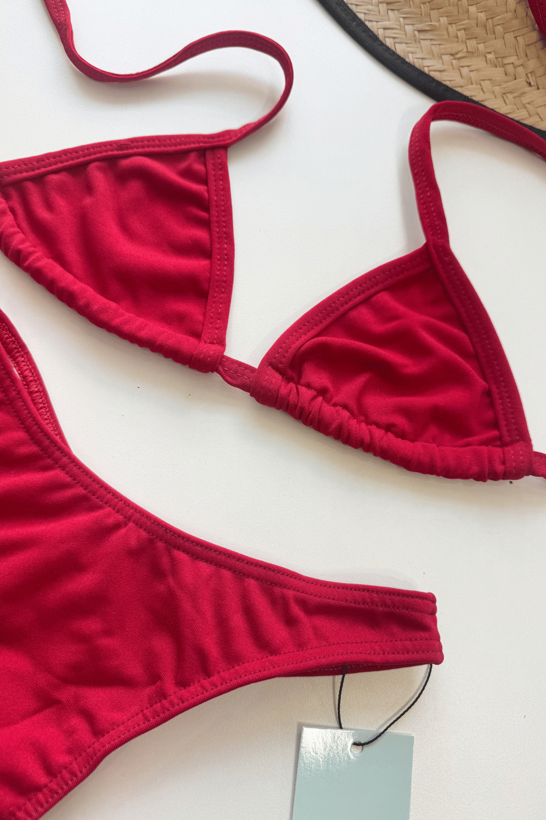 Biquíni Asa Delta Cortininha Vermelho Biquíni Asa Delta Cortininha Vermelho