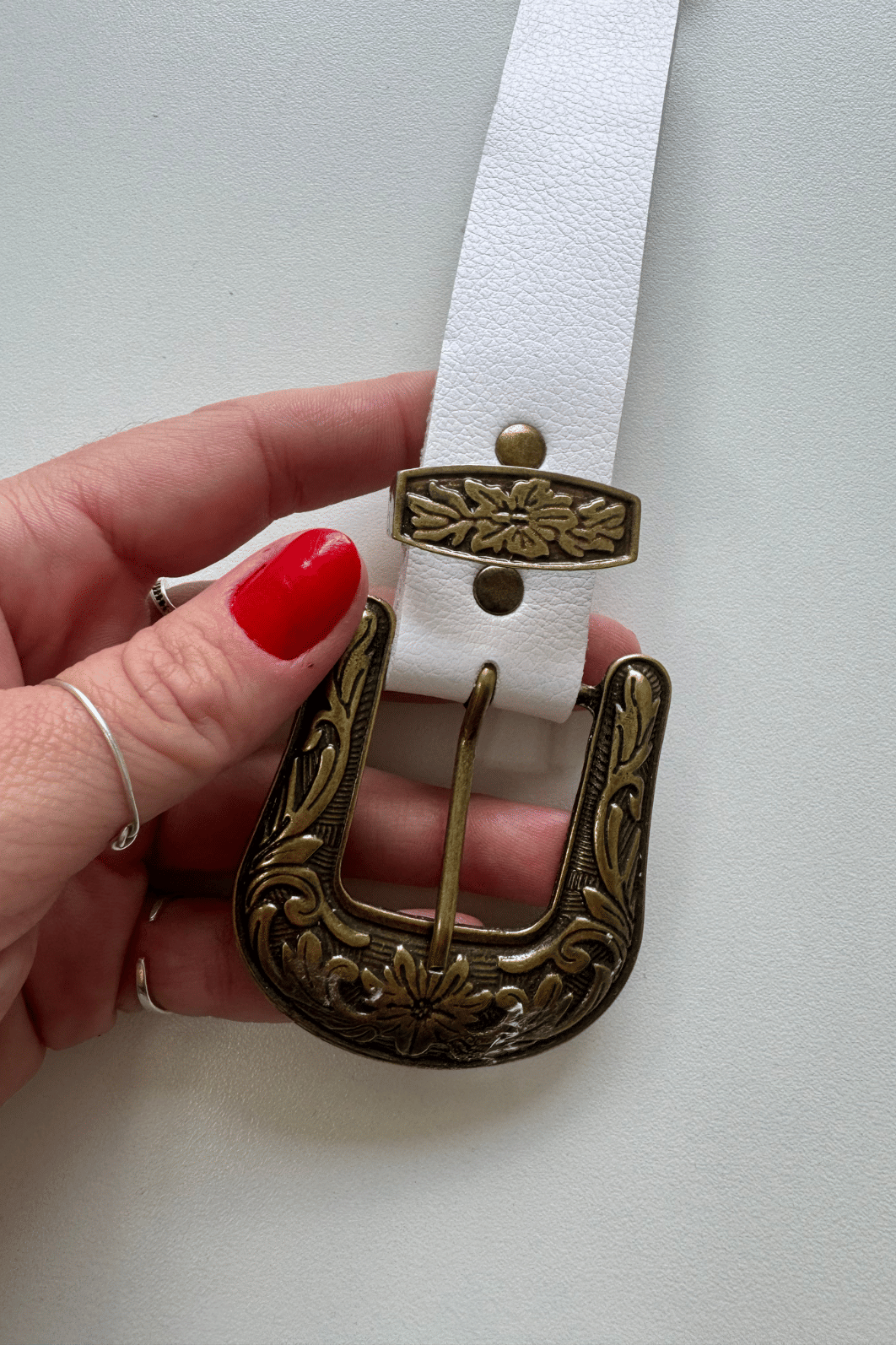 Cinto boho branco Cinto boho branco