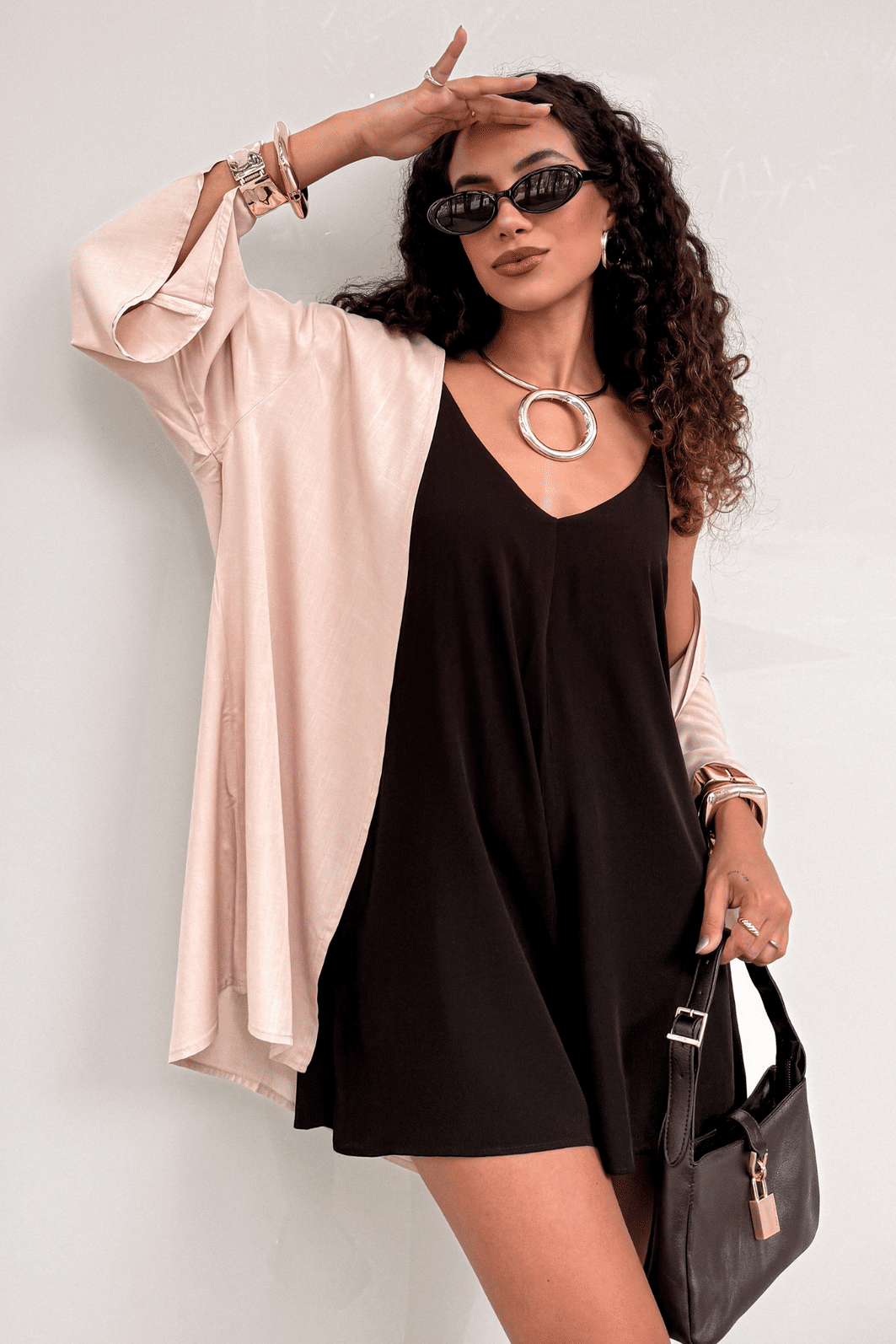 Kimono Renata Areia Oversized Kimono Renata Areia Oversized