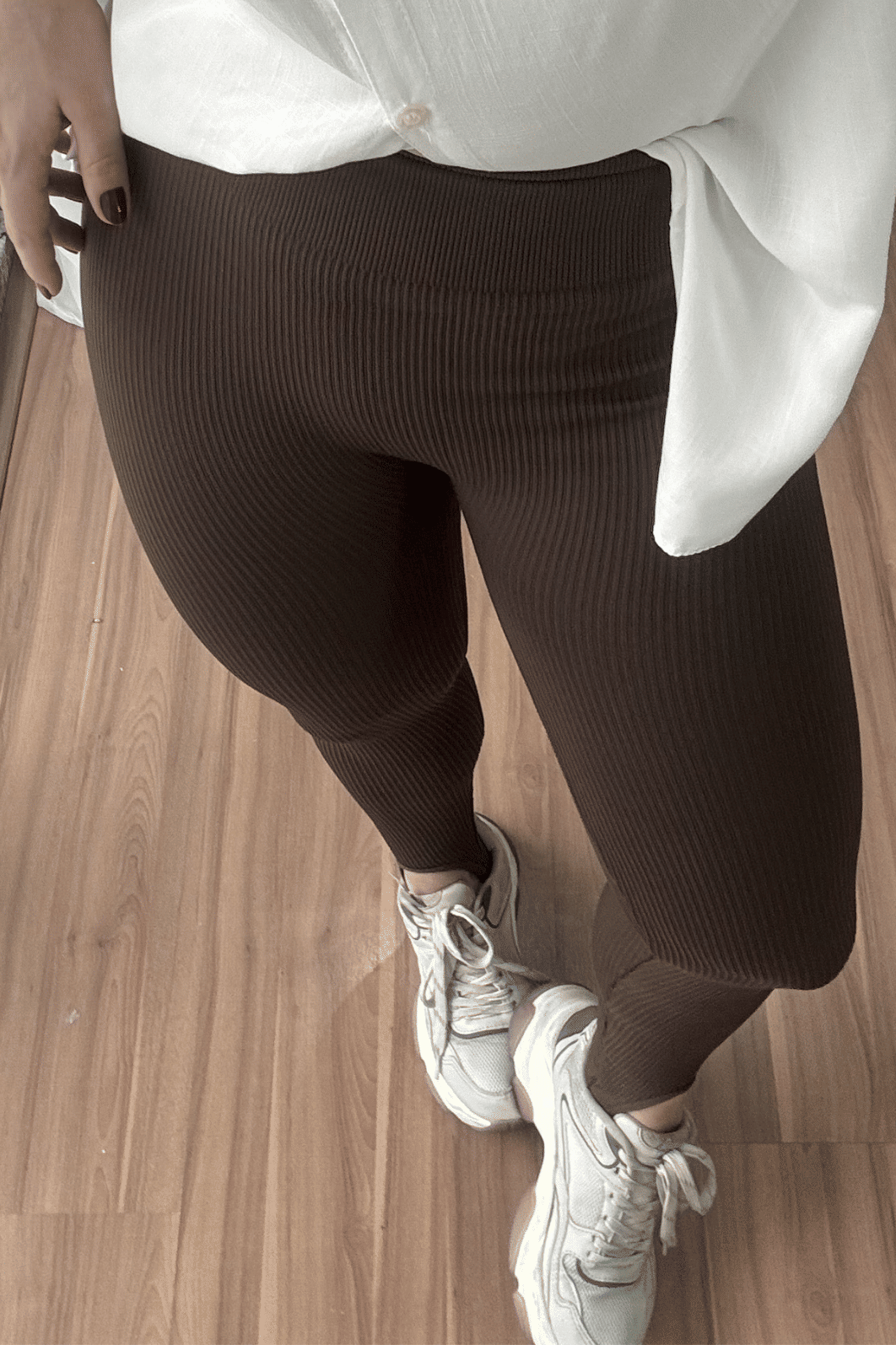 Calça fusô modeladora marrom Calça fusô modeladora marrom