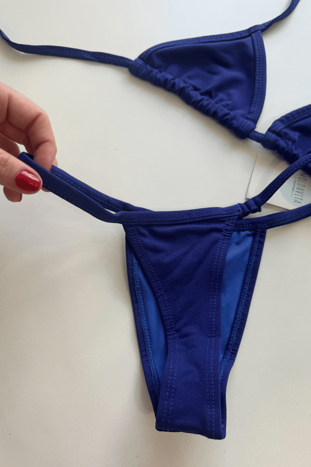 Biquíni Fita Cortininha Azul Biquíni Fita Cortininha Azul