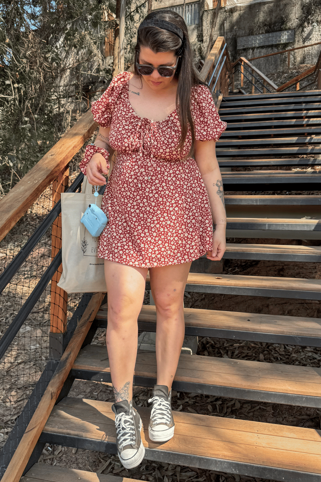 Macaquinho dress estampa floral Macaquinho dress estampa floral