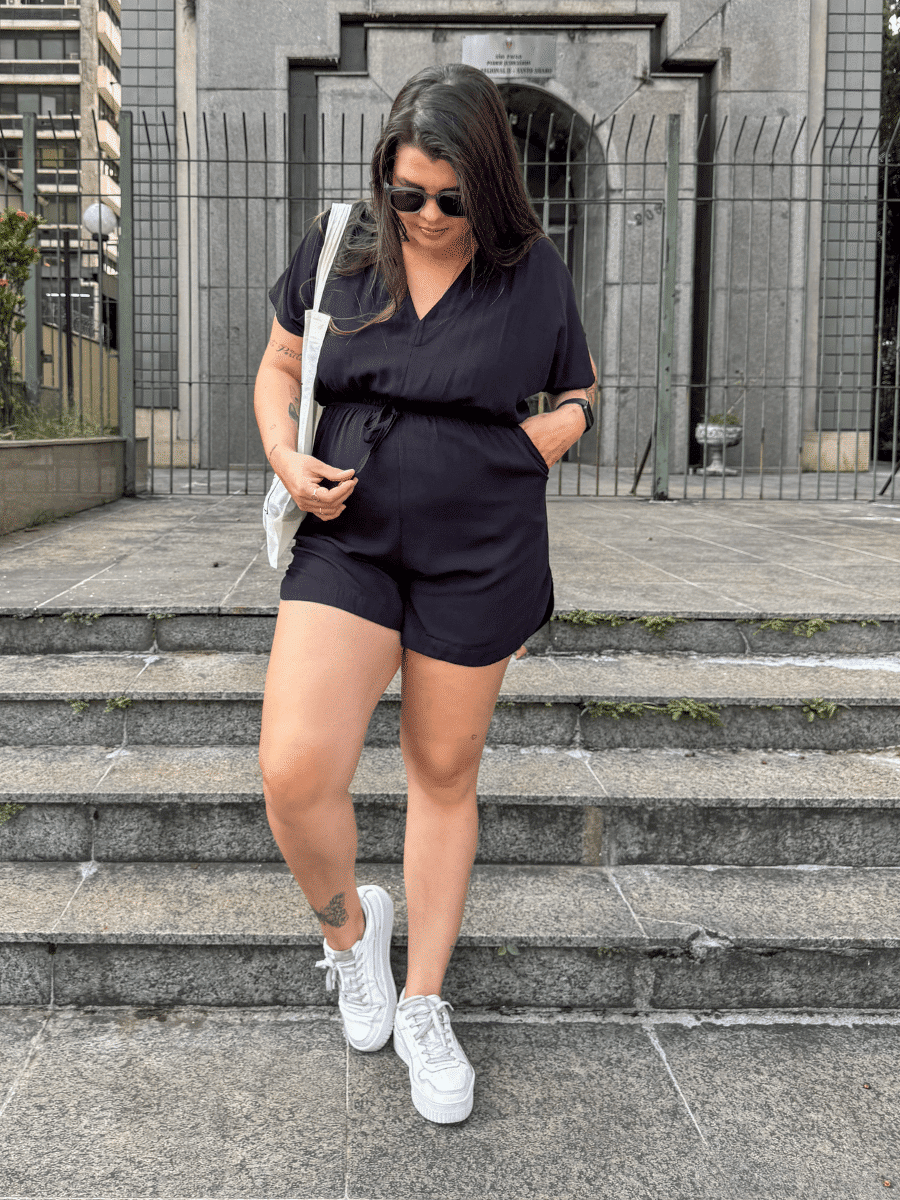 Macaquinho Angel Preto Macaquinho Angel Preto