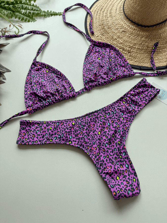 Biquíni Plus Size Asa Delta Fio Estampado Biquíni Plus Size Asa Delta Fio Estampado