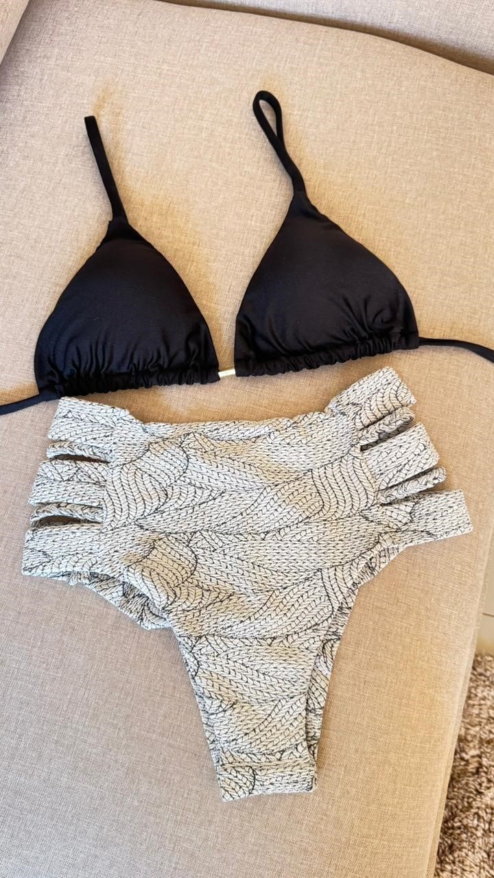 Cortininha - hot pants pala e tranças