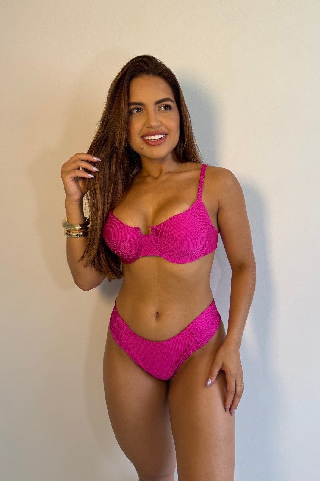 Aro Retrô com Borboleta Fio Duplo - Bikini Aro Retrô com Borboleta Fio Duplo - Bikini