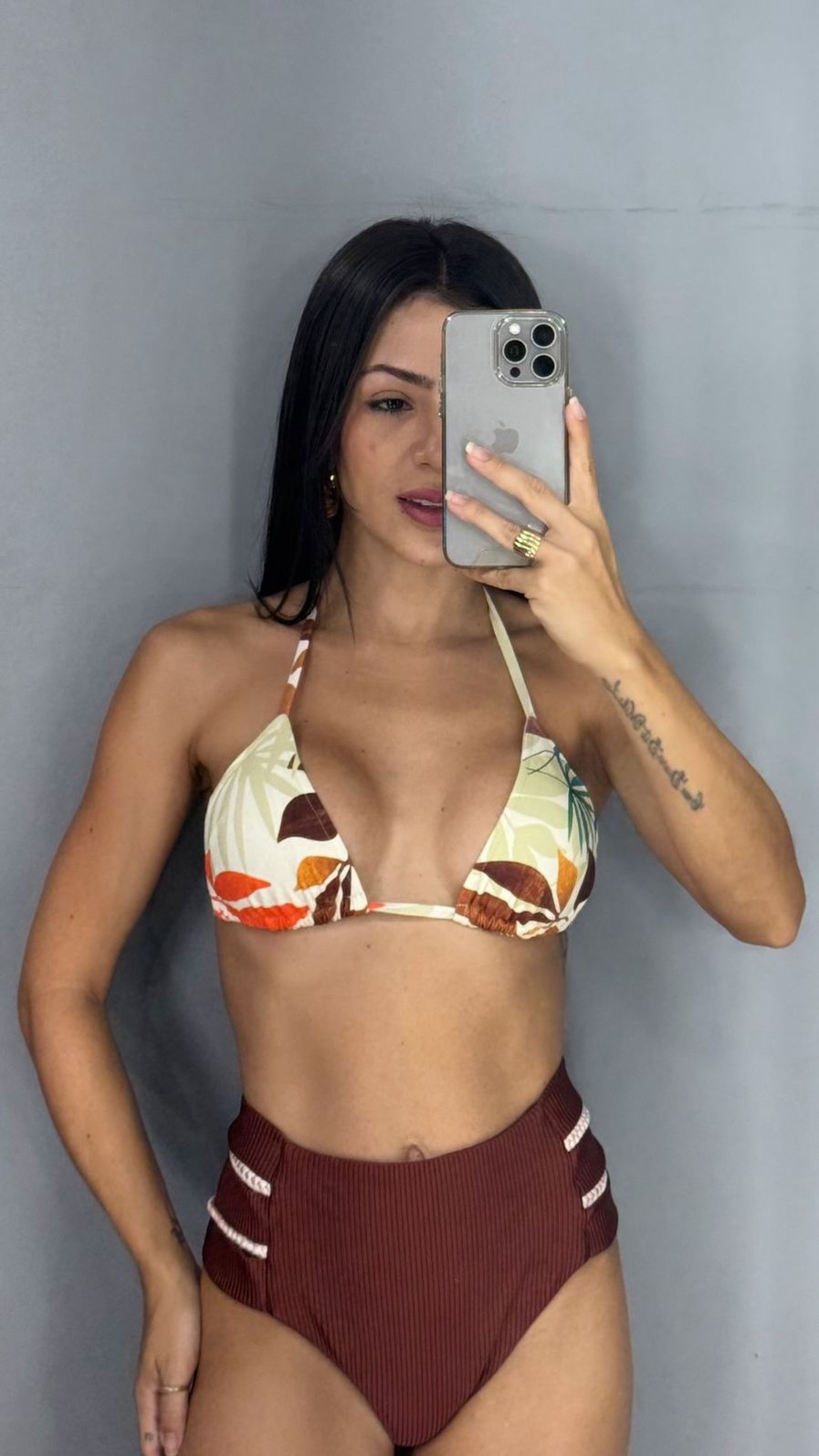 Cortininha com Hot Pants Pala e tranças