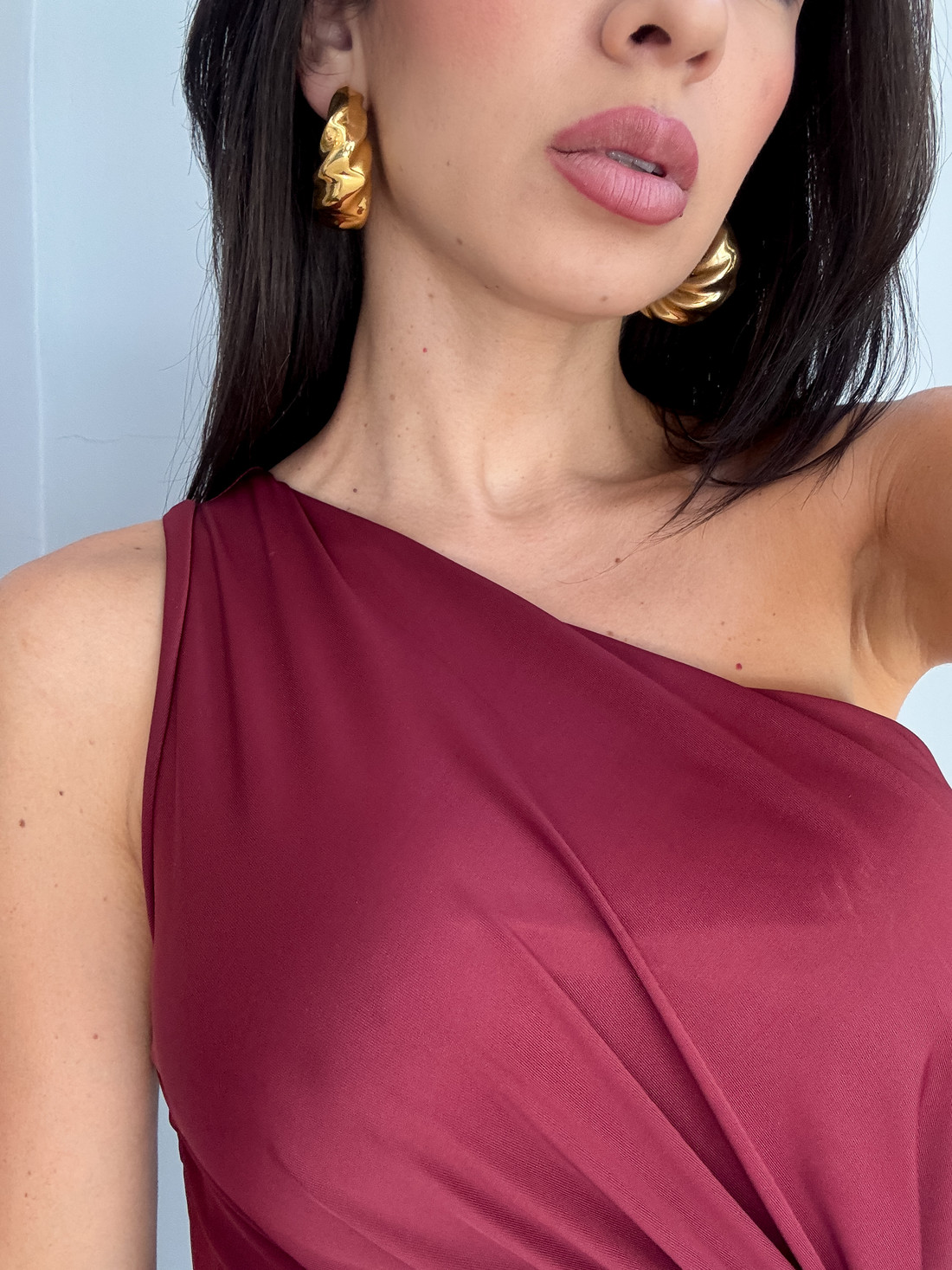 Vestido Nozinho - Carmim Vestido Nozinho - Carmim