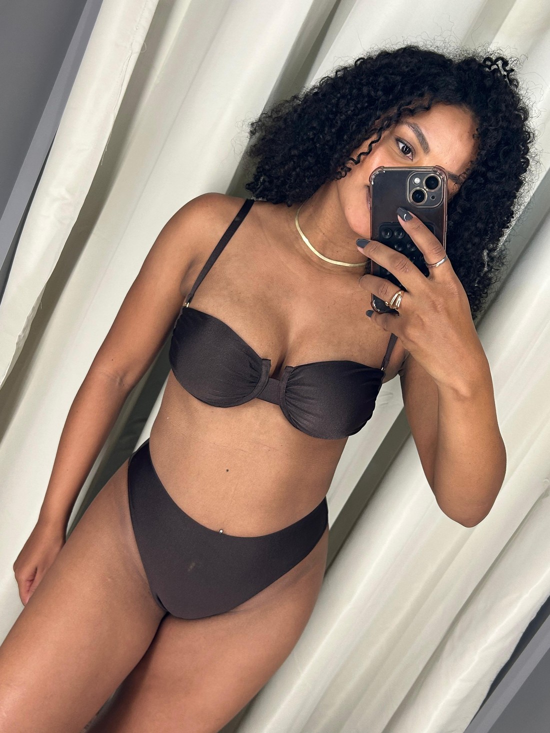 Top Balli com Hot Pants - Café Top Balli com Hot Pants - Café