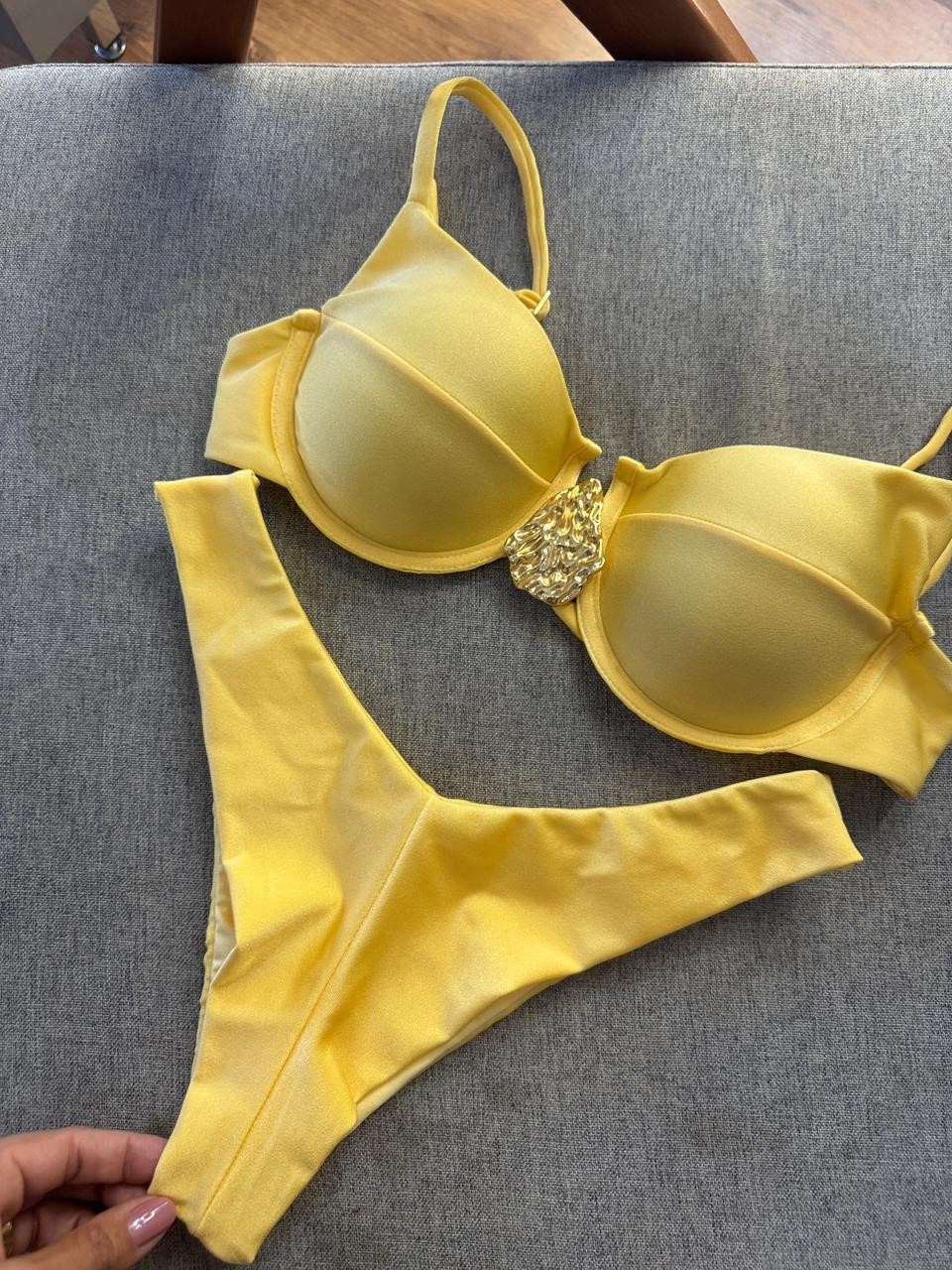 Aro Retrô-Orgânico com Asa Delta Fio Duplo Pólen