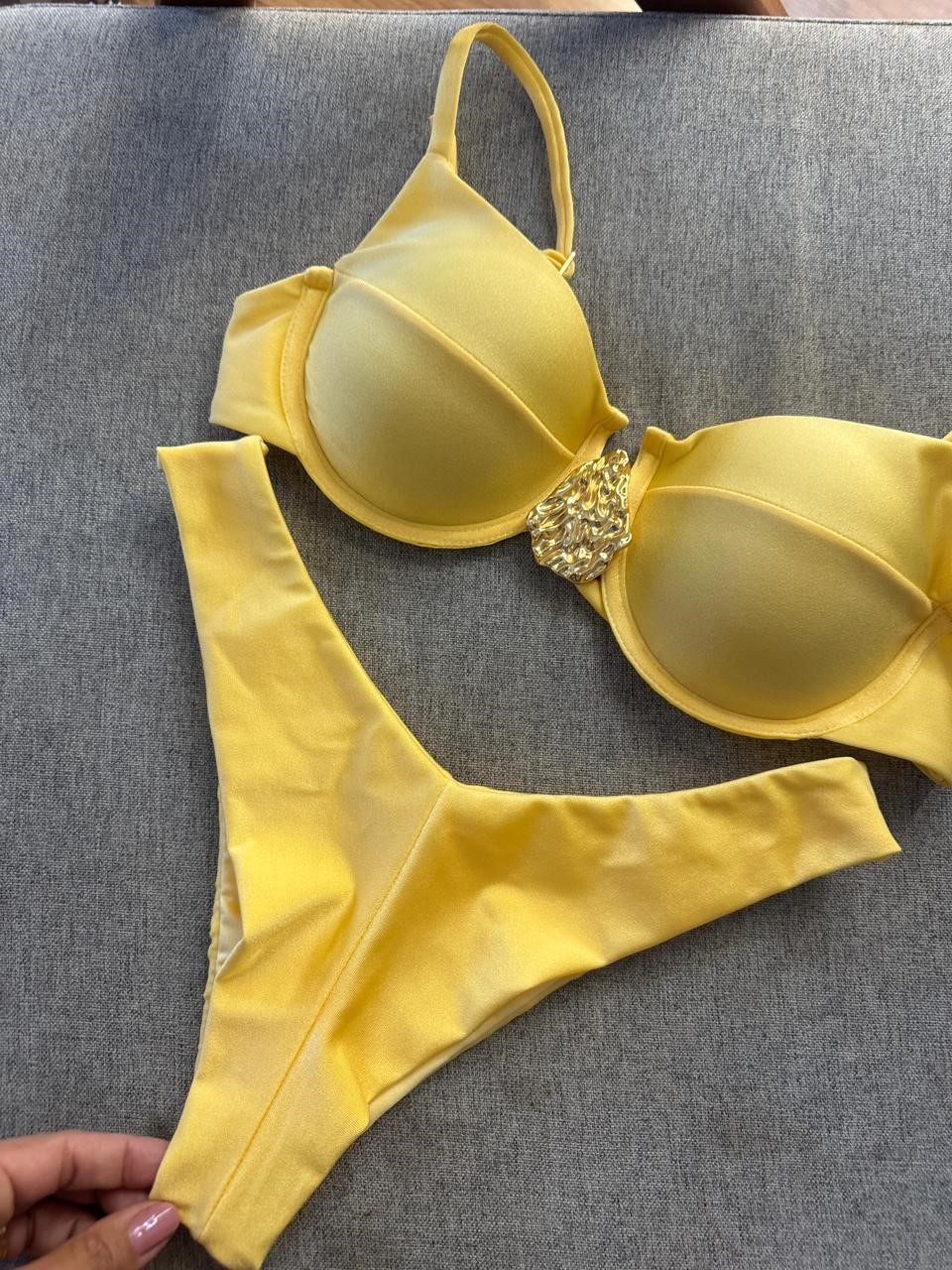 Aro Retrô-Orgânico com Asa Delta Fio Duplo Pólen