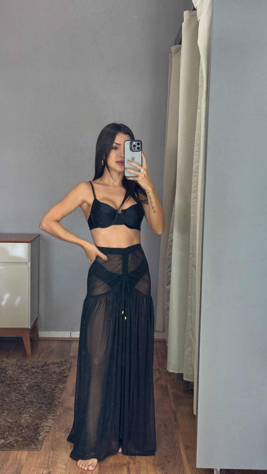 Saia de Tule - Preto Saia de Tule - Preto