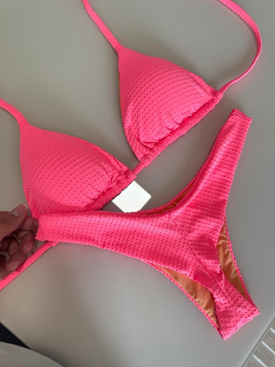 Conjunto Aruba Cortininha com Calcinha Asa Delta Dots -Zig-zag