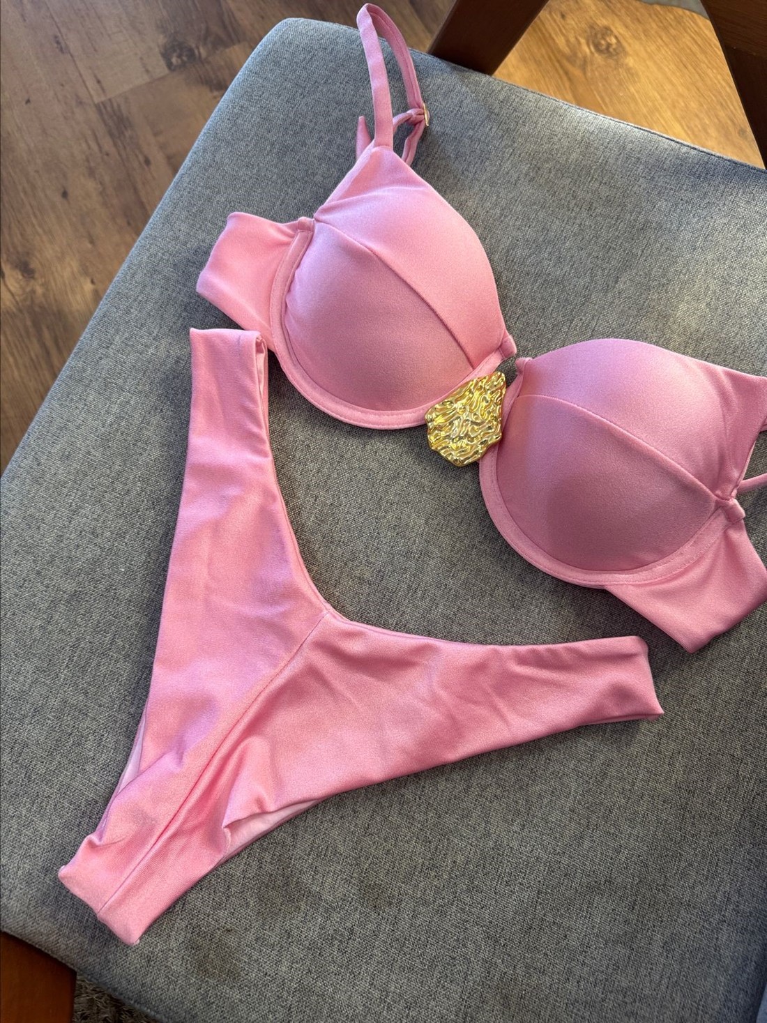 Aro Retrô-Orgânico com Asa Delta Fio Duplo - Rosa Ballerine Aro Retrô-Orgânico com Asa Delta Fio Duplo - Rosa Ballerine