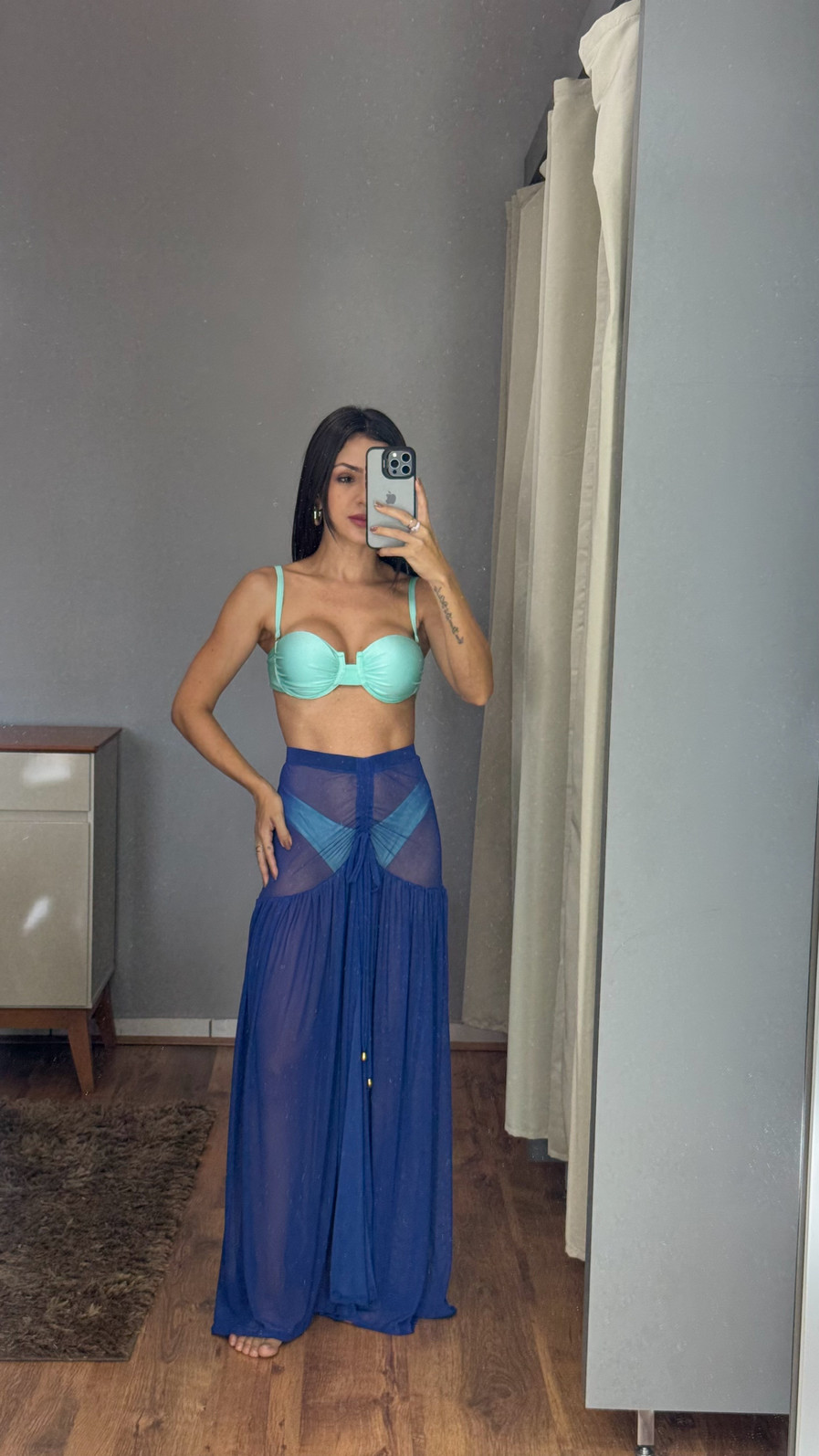 Saia de Tule - Azul Saia de Tule - Azul