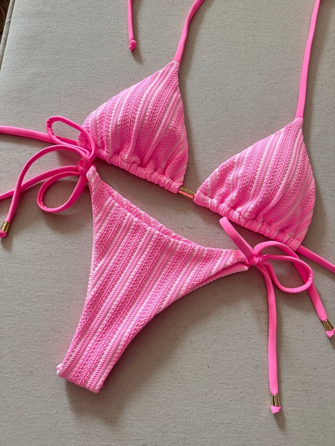 Cortininha com calcinha fio duplo lacinho Cortininha com calcinha fio duplo lacinho