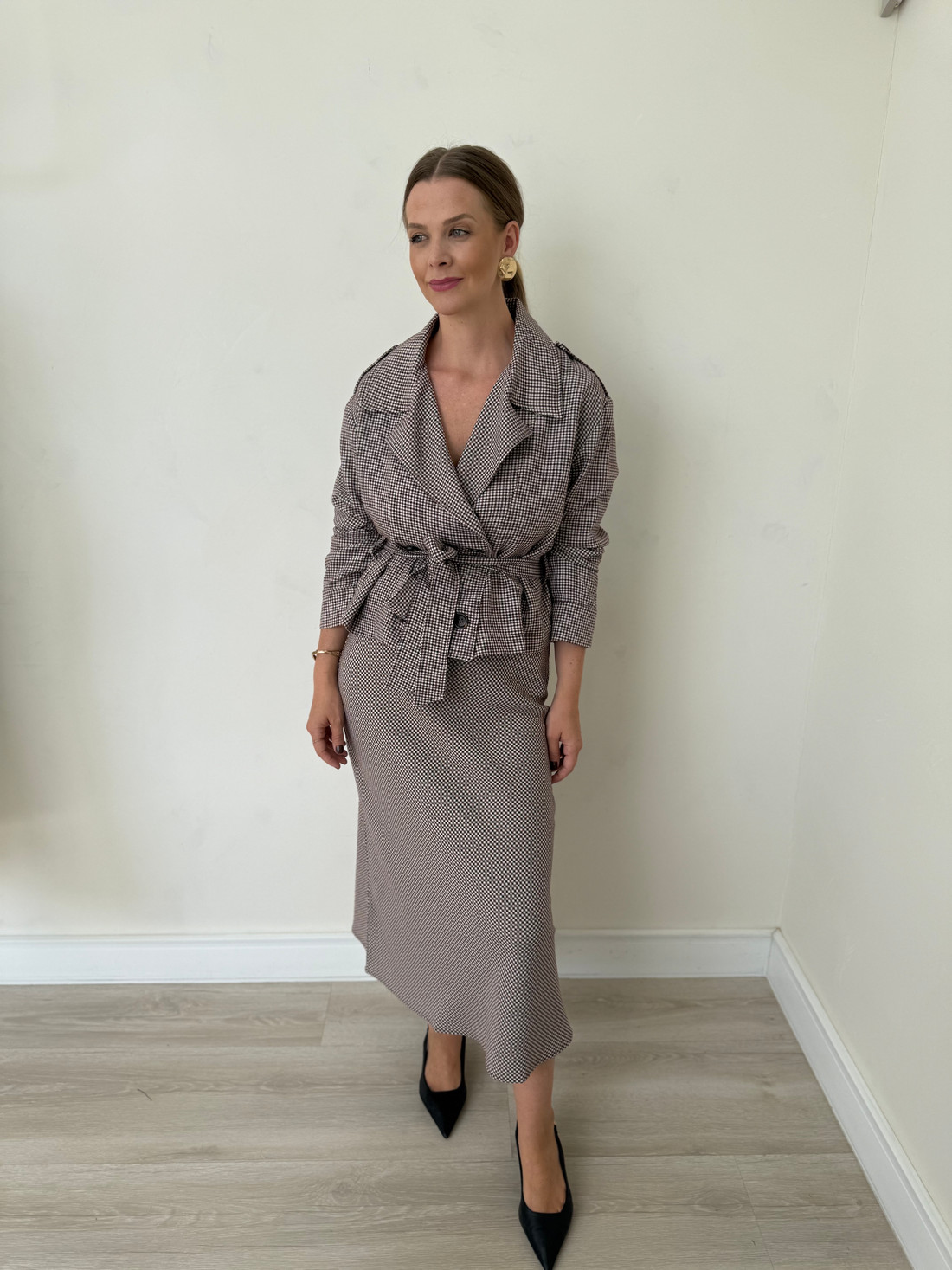 Saia Midi com Cinto Siena Saia Midi com Cinto Siena