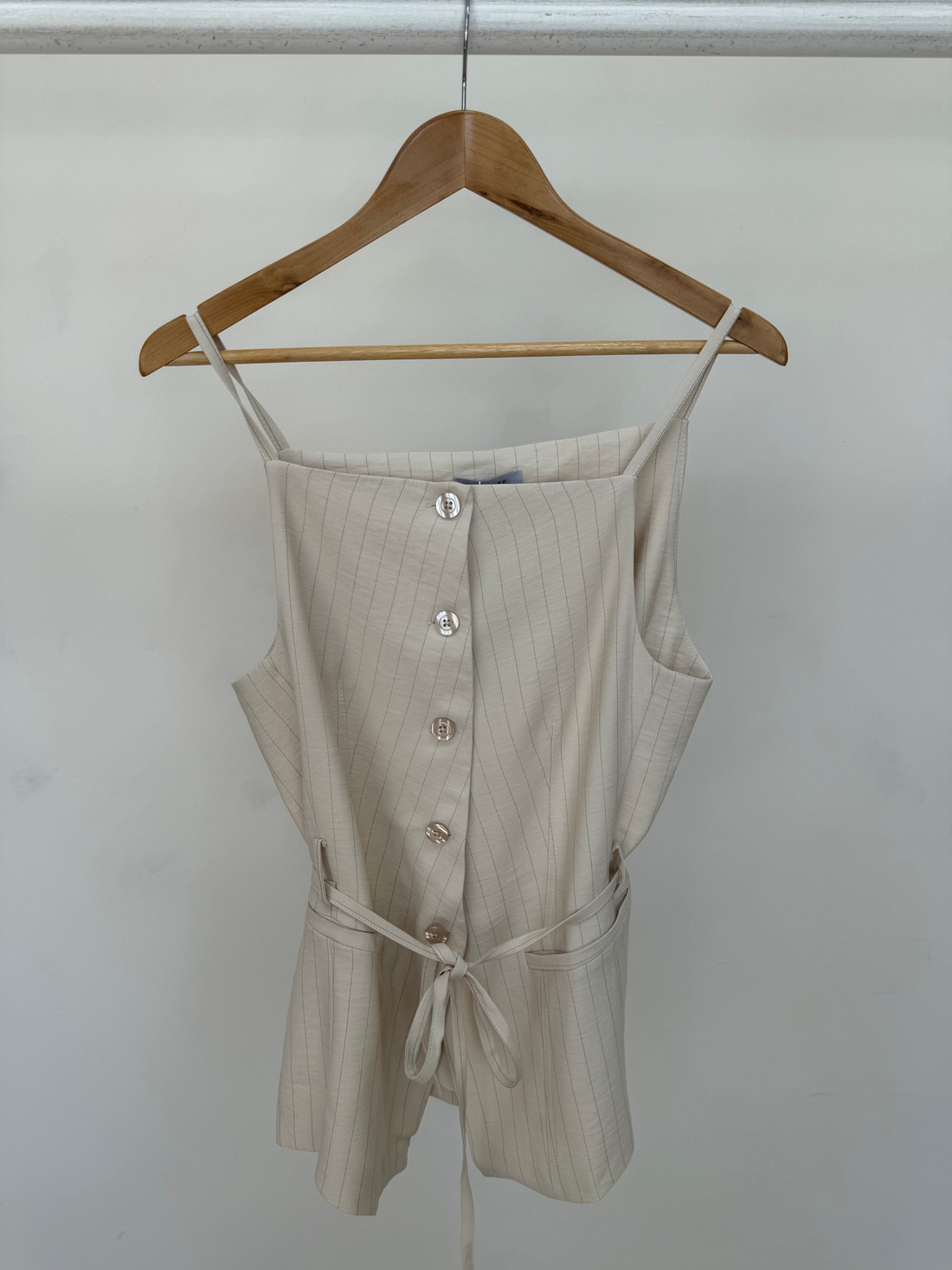 Colete Alongado Risca de Giz Soraia