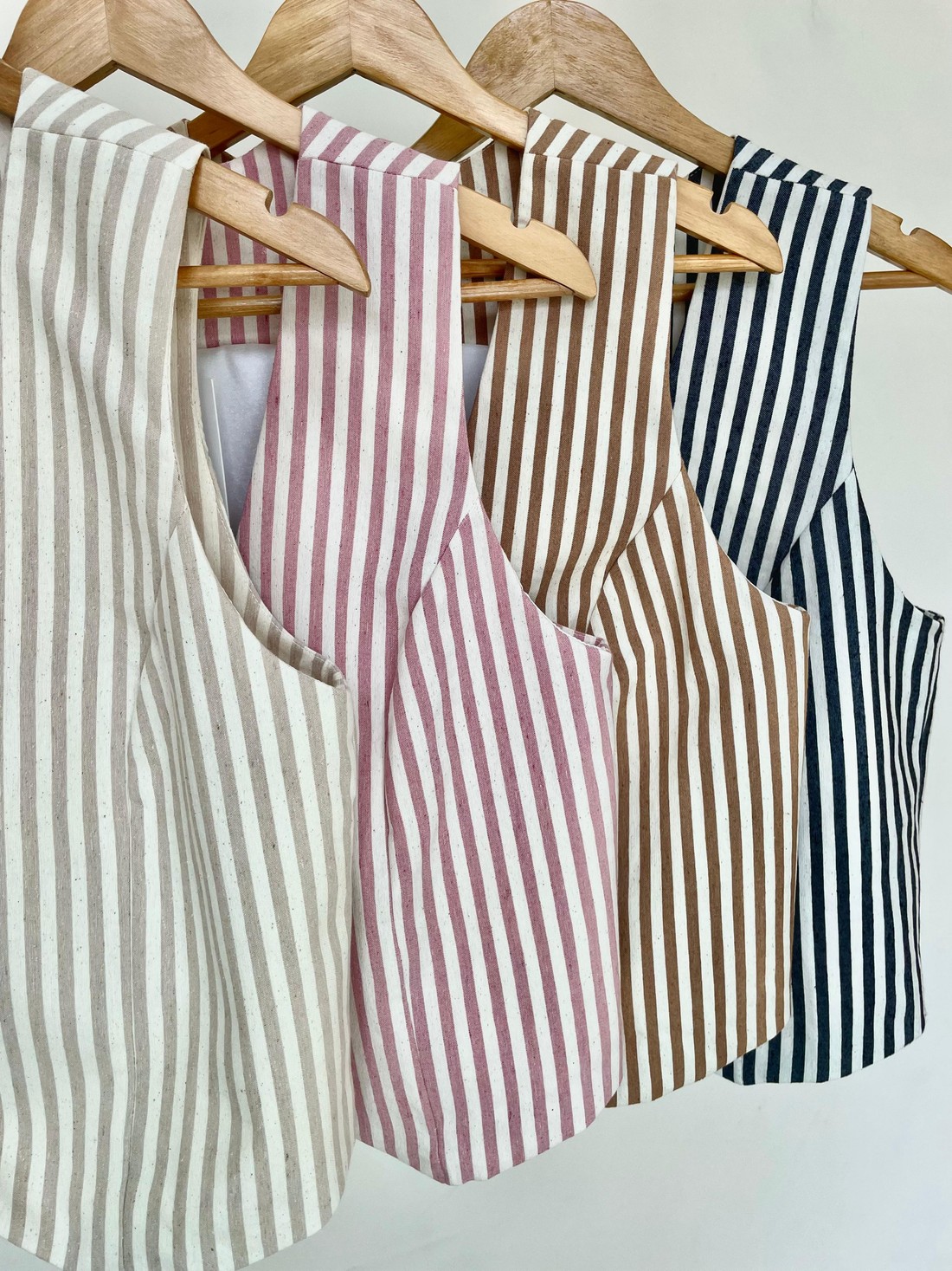 Colete Listrado Malia