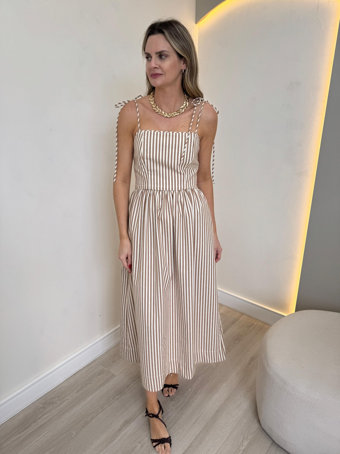 Vestido Listrado Malia Vestido Listrado Malia