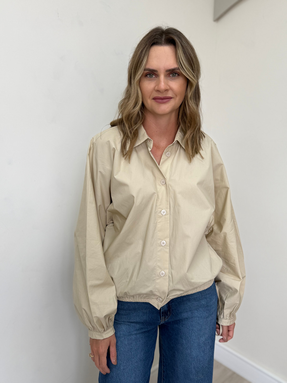 Camisa com Elástico Marilia Camisa com Elástico Marilia