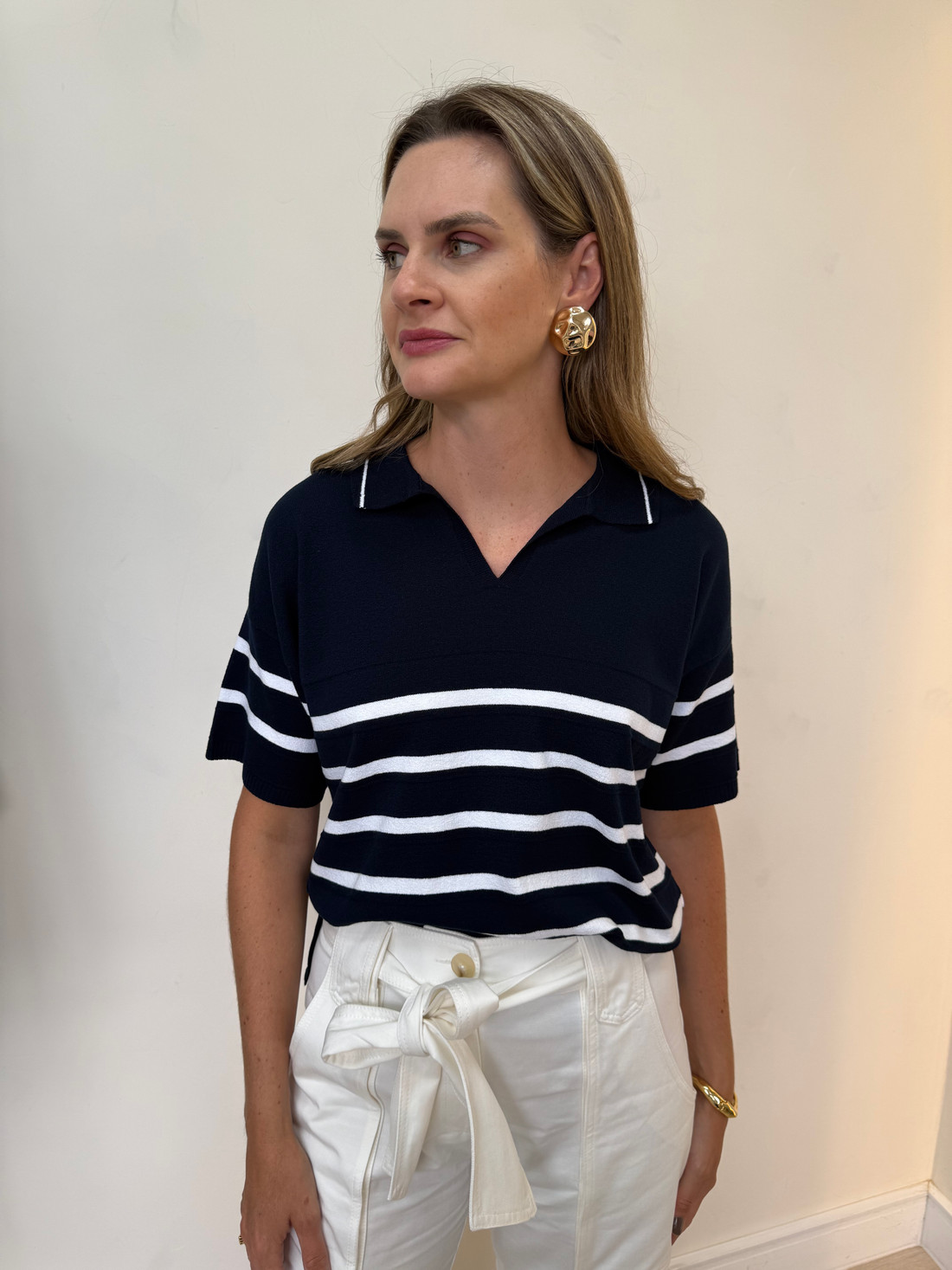 Blusa Polo de Tricot Paola Blusa Polo de Tricot Paola