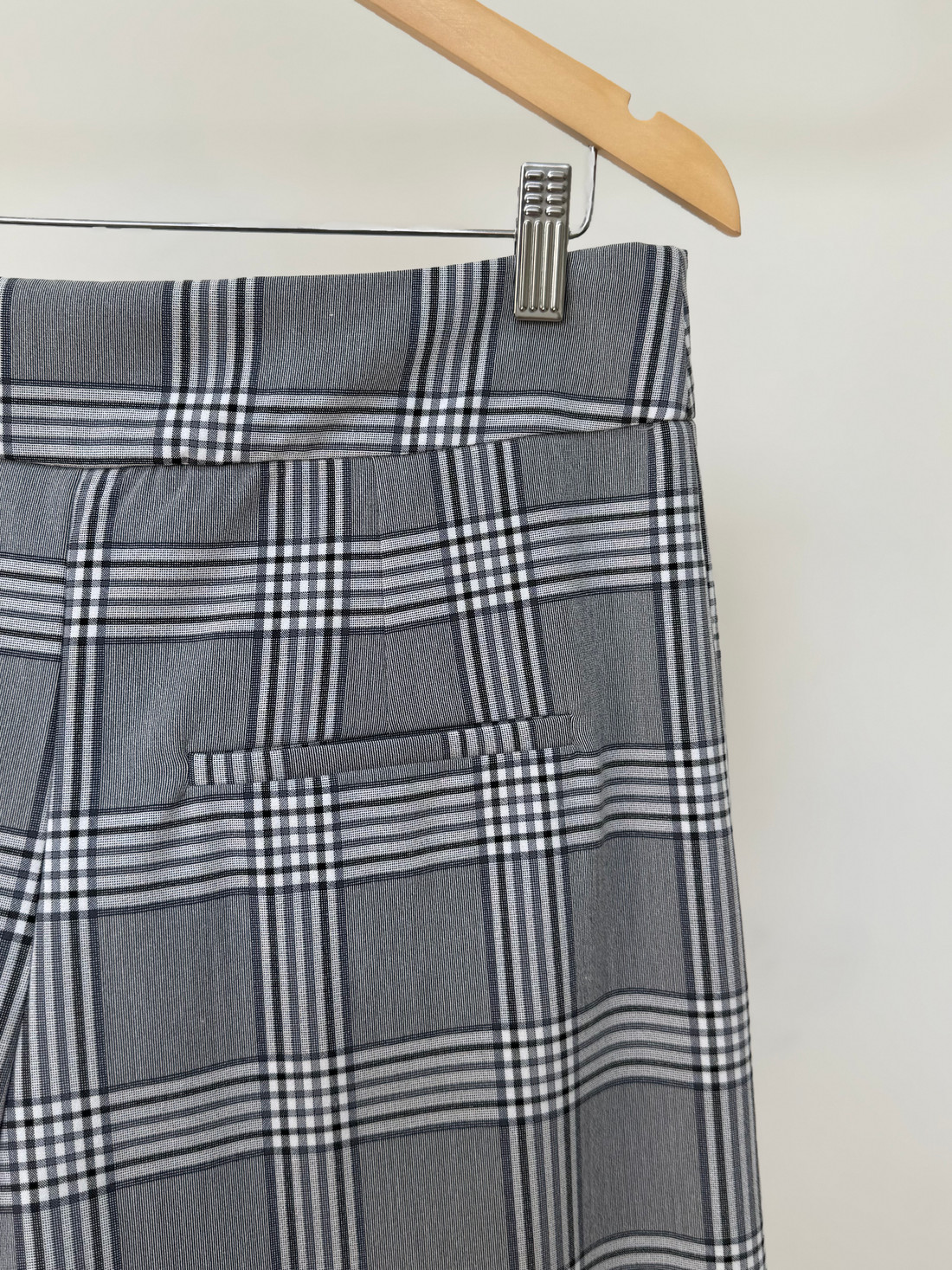 Calça Barrel Xadrez Isadora