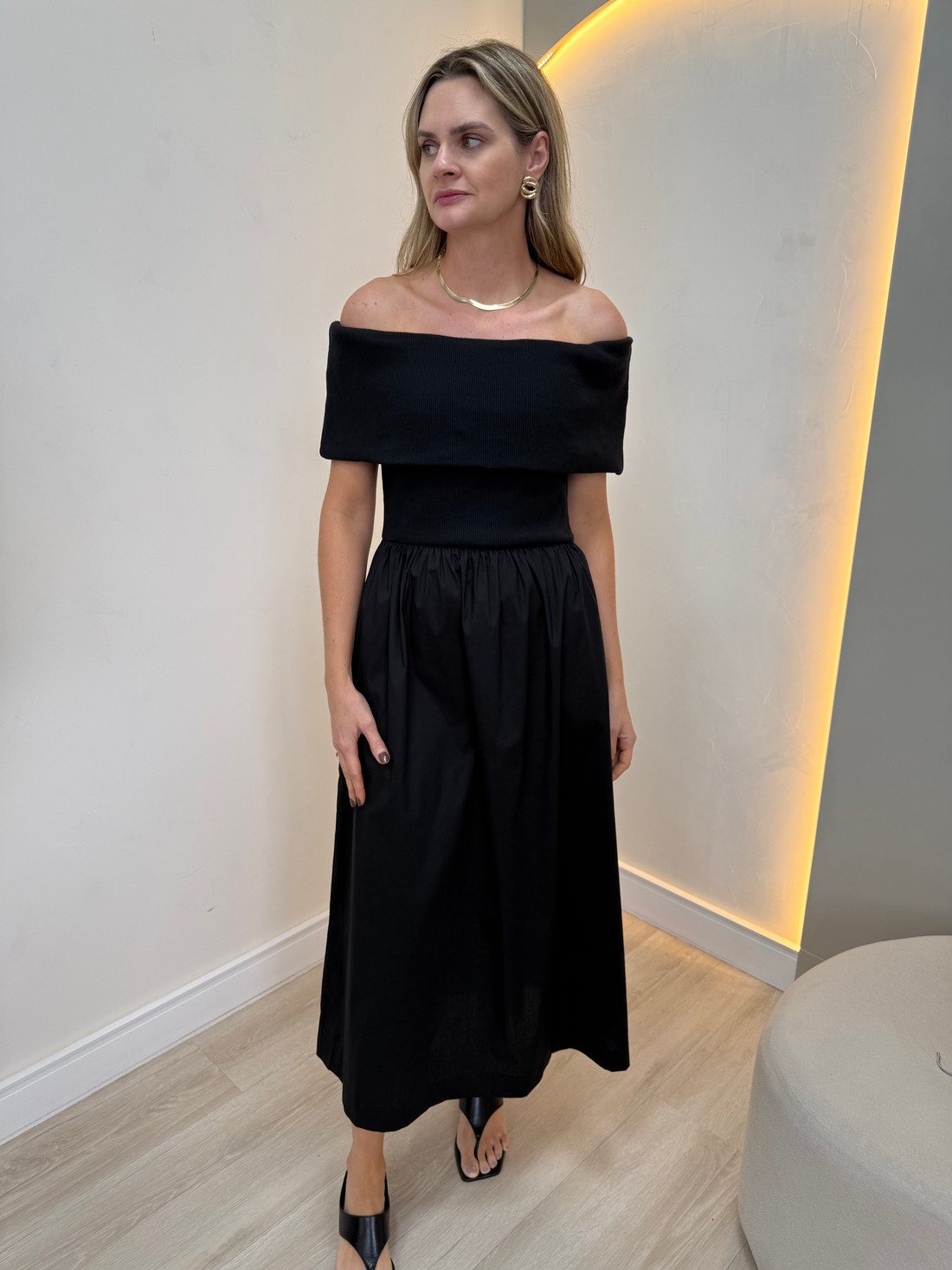 Vestido Ombro a Ombro Clarice Vestido Ombro a Ombro Clarice