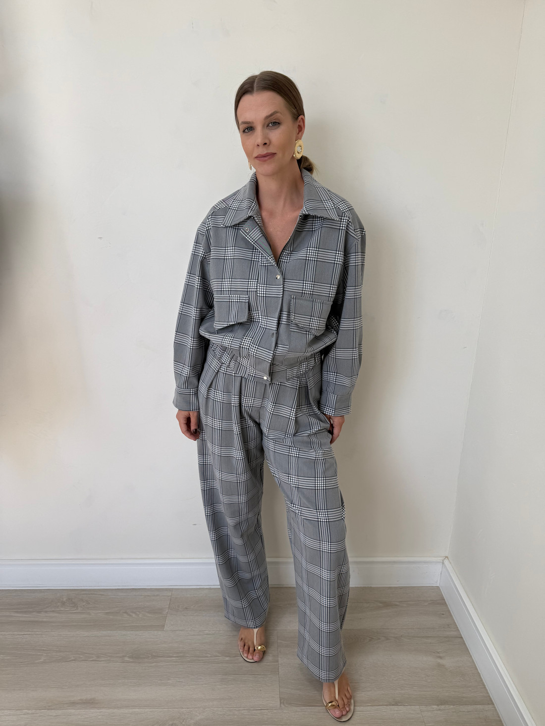 Jaqueta Bomber Xadrez Isadora