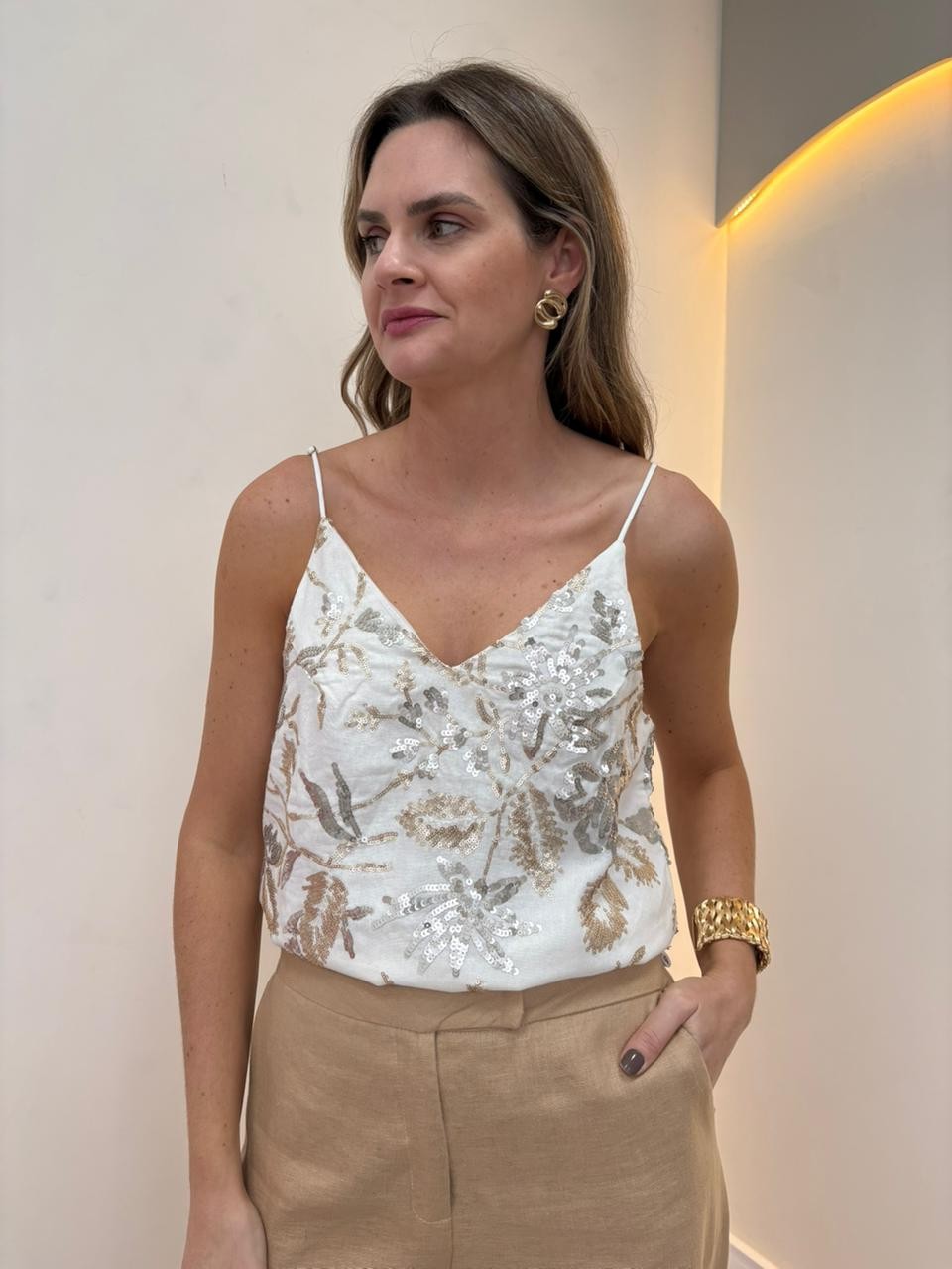 Regata com Bordado Santorini