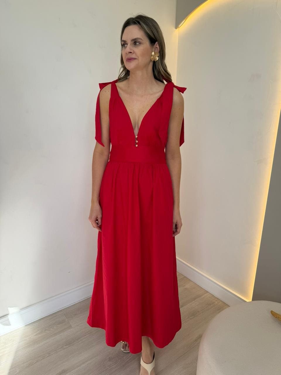 Vestido com Laço Marilia Vestido com Laço Marilia