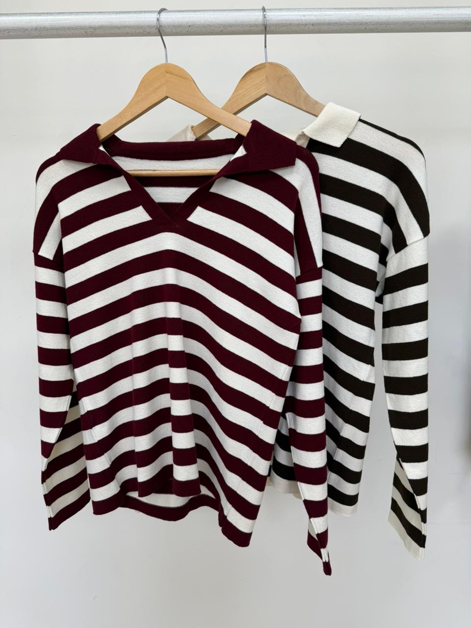 Blusa Polo Listrada Ester Blusa Polo Listrada Ester