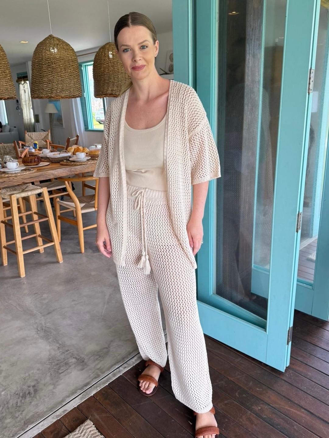 Conjunto de Tricot com Kimono Marselha Conjunto de Tricot com Kimono Marselha