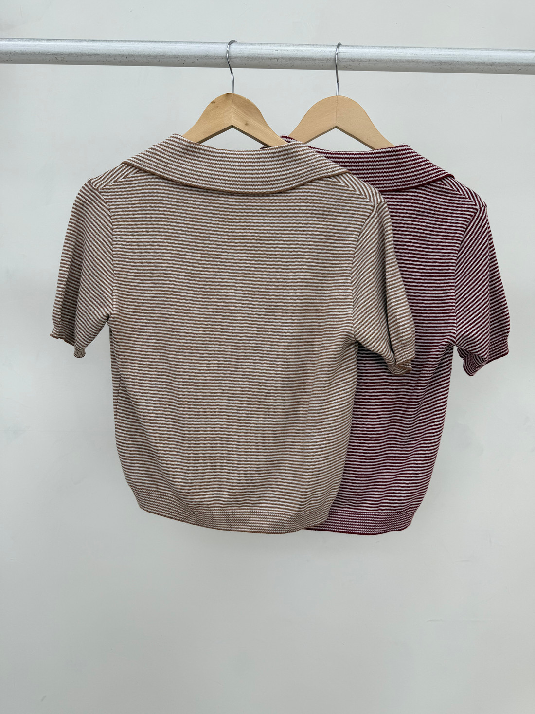 Blusa Polo listrada Ravena