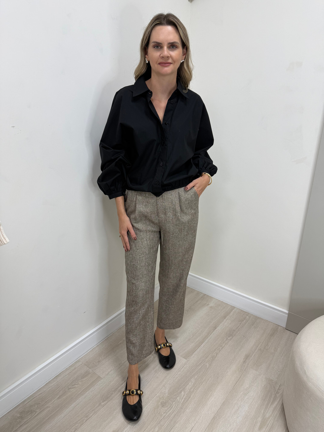 Camisa com Elástico Marilia Camisa com Elástico Marilia