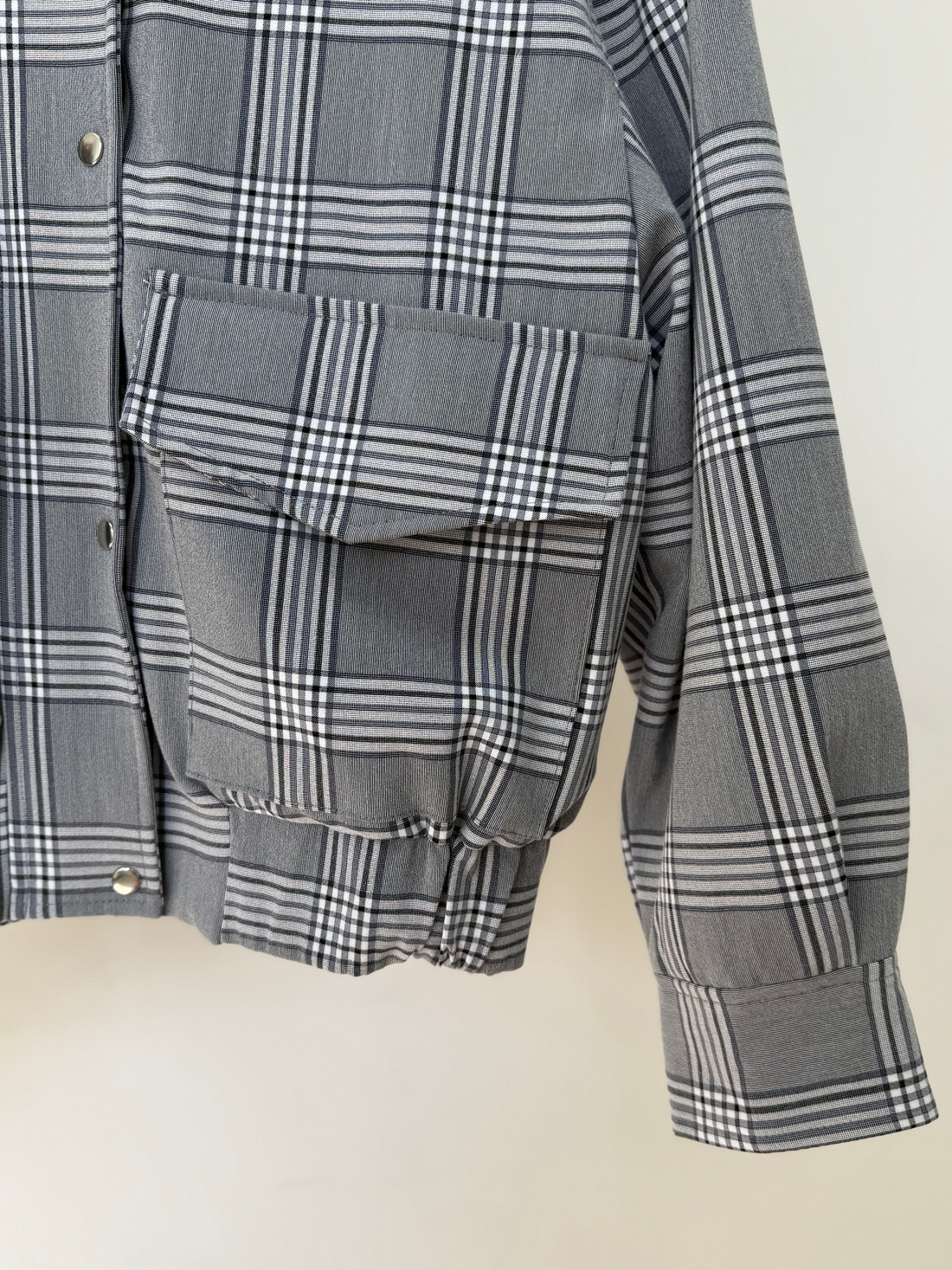 Jaqueta Bomber Xadrez Isadora