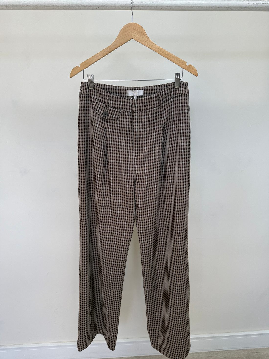 Calça Pantalona Xadrez Stefanie Calça Pantalona Xadrez Stefanie