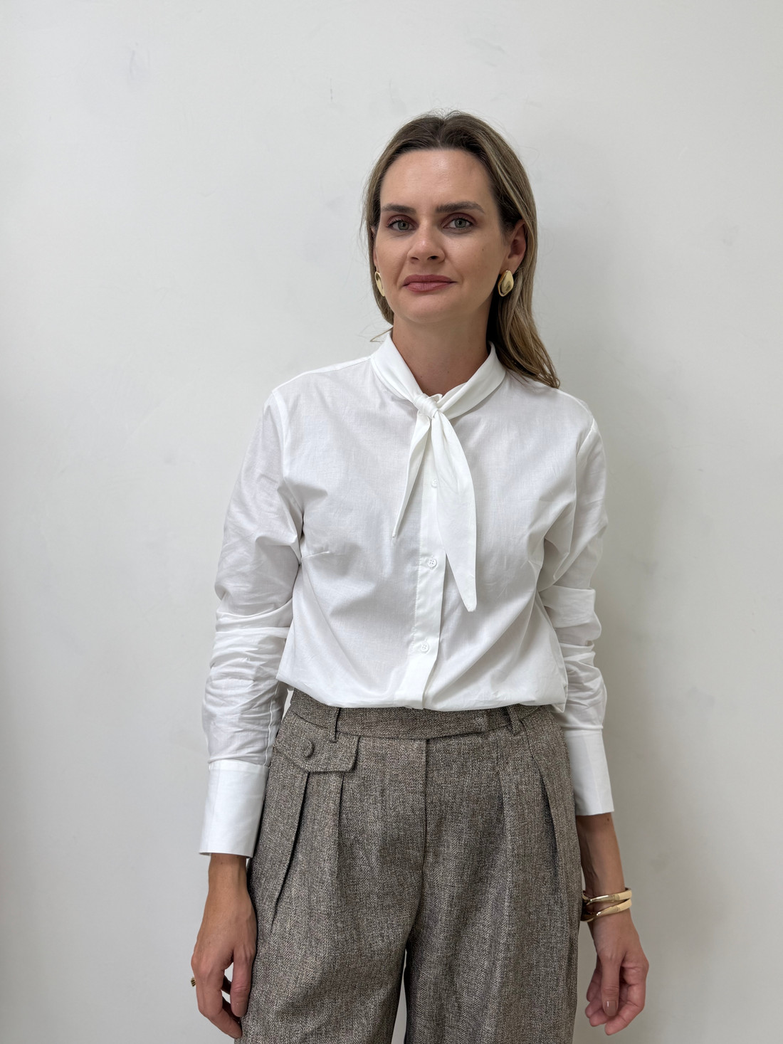 Camisa de Tricoline Odette Camisa de Tricoline Odette