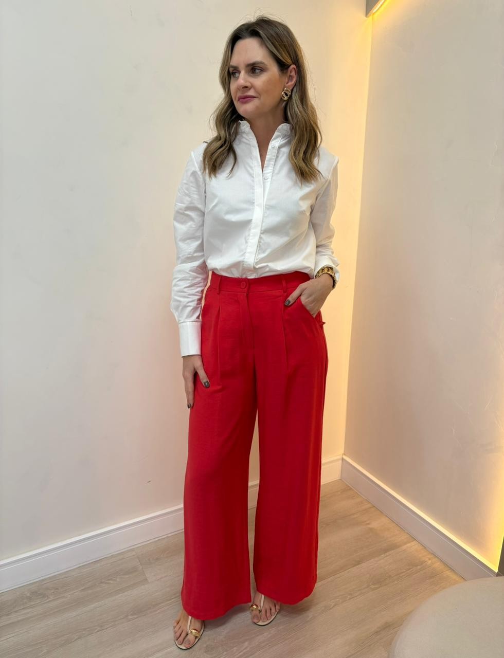 Calça em Alfaiataria Natalia Calça em Alfaiataria Natalia