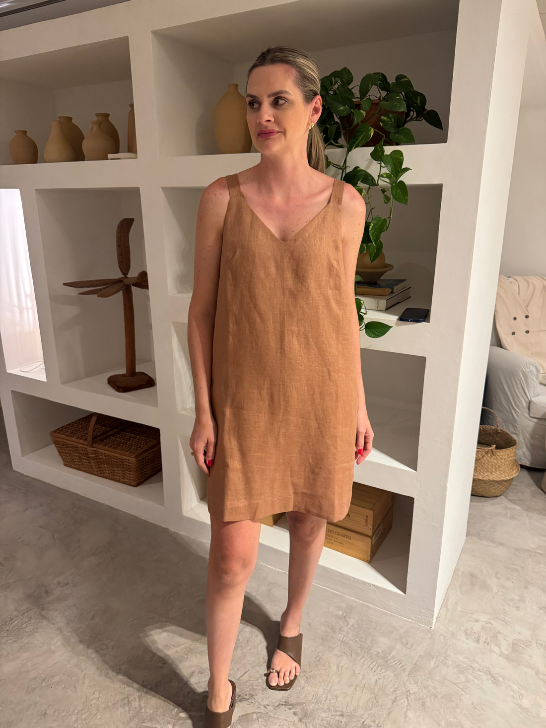 Vestido de Linho Celina Vestido de Linho Celina