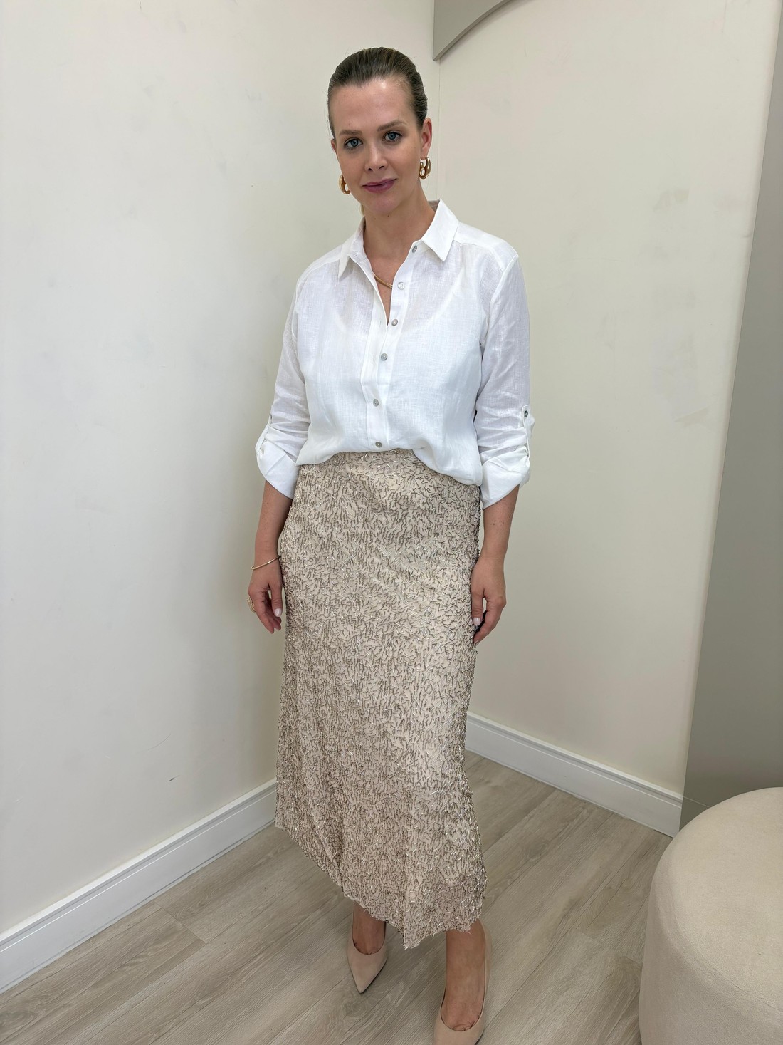 Saia Bordada em Canutilho Coraline Saia Bordada em Canutilho Coraline