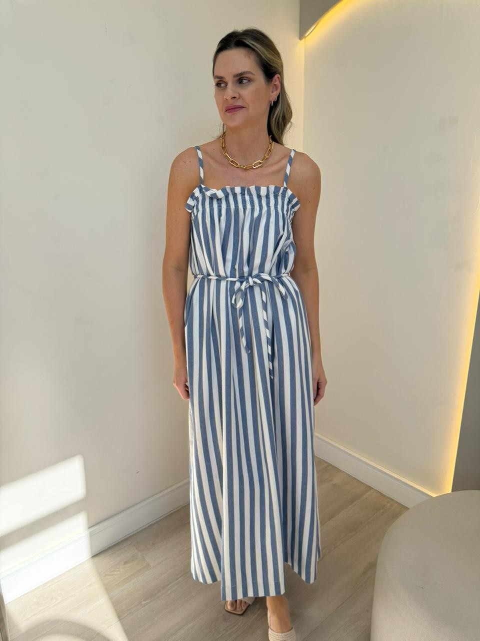 Vestido Listrado Larissa