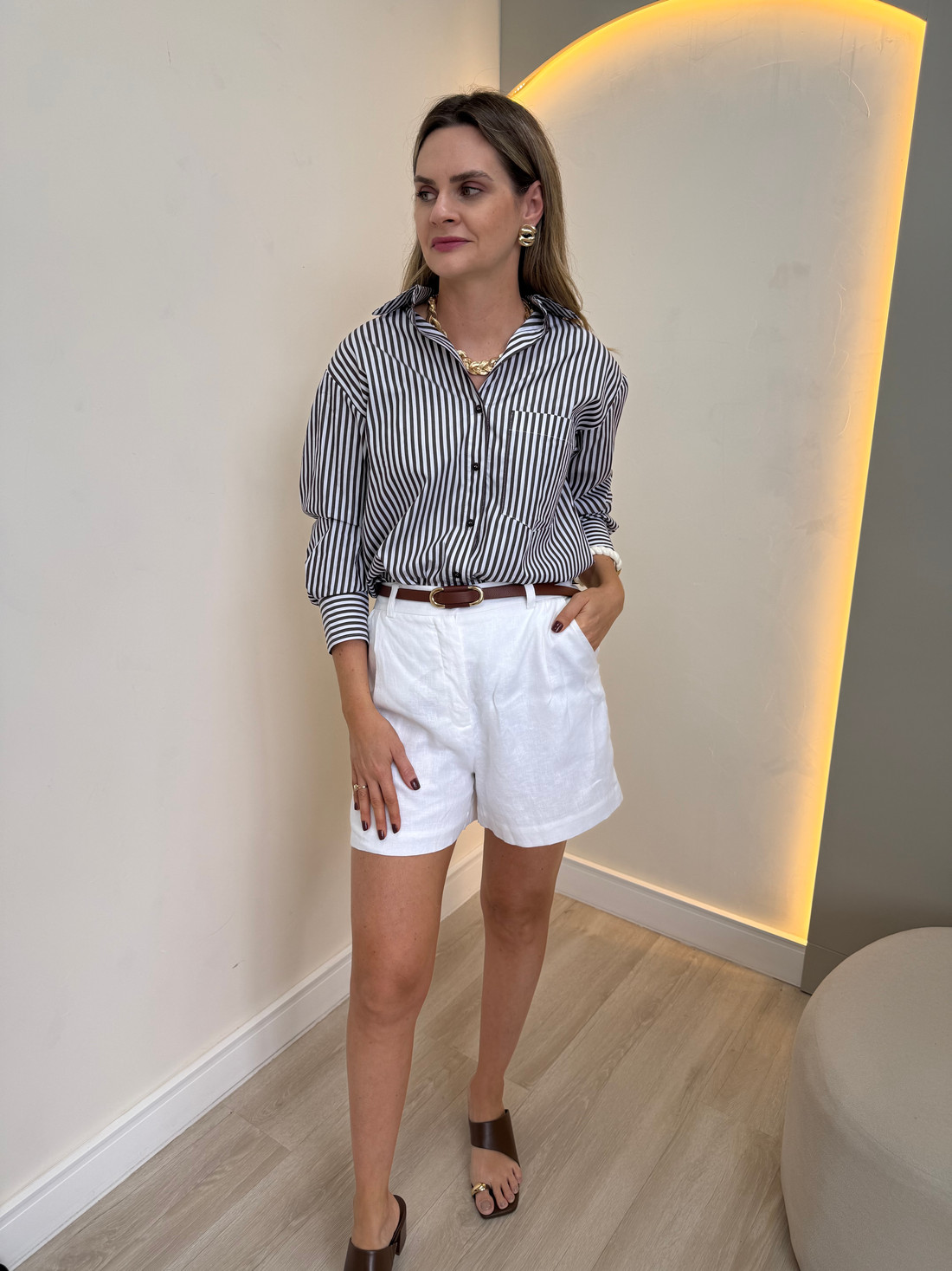 Shorts de Linho Luma