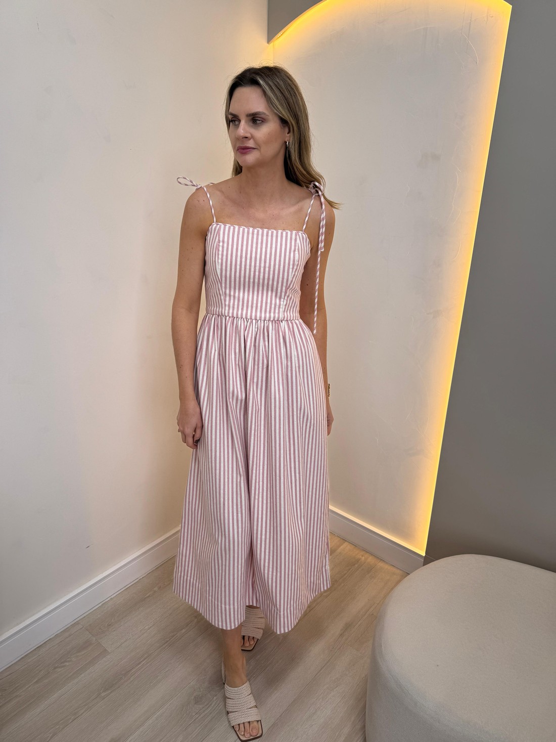 Vestido Listrado Malia Vestido Listrado Malia