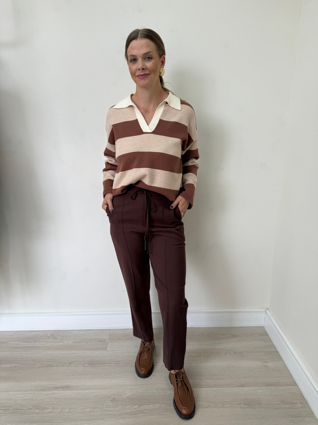 Calça Reta em Viscose Marilia Calça Reta em Viscose Marilia