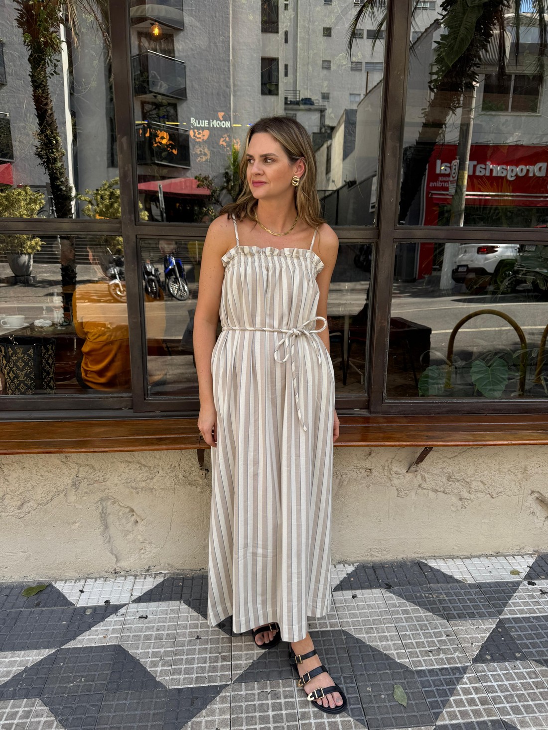 Vestido Listrado Larissa