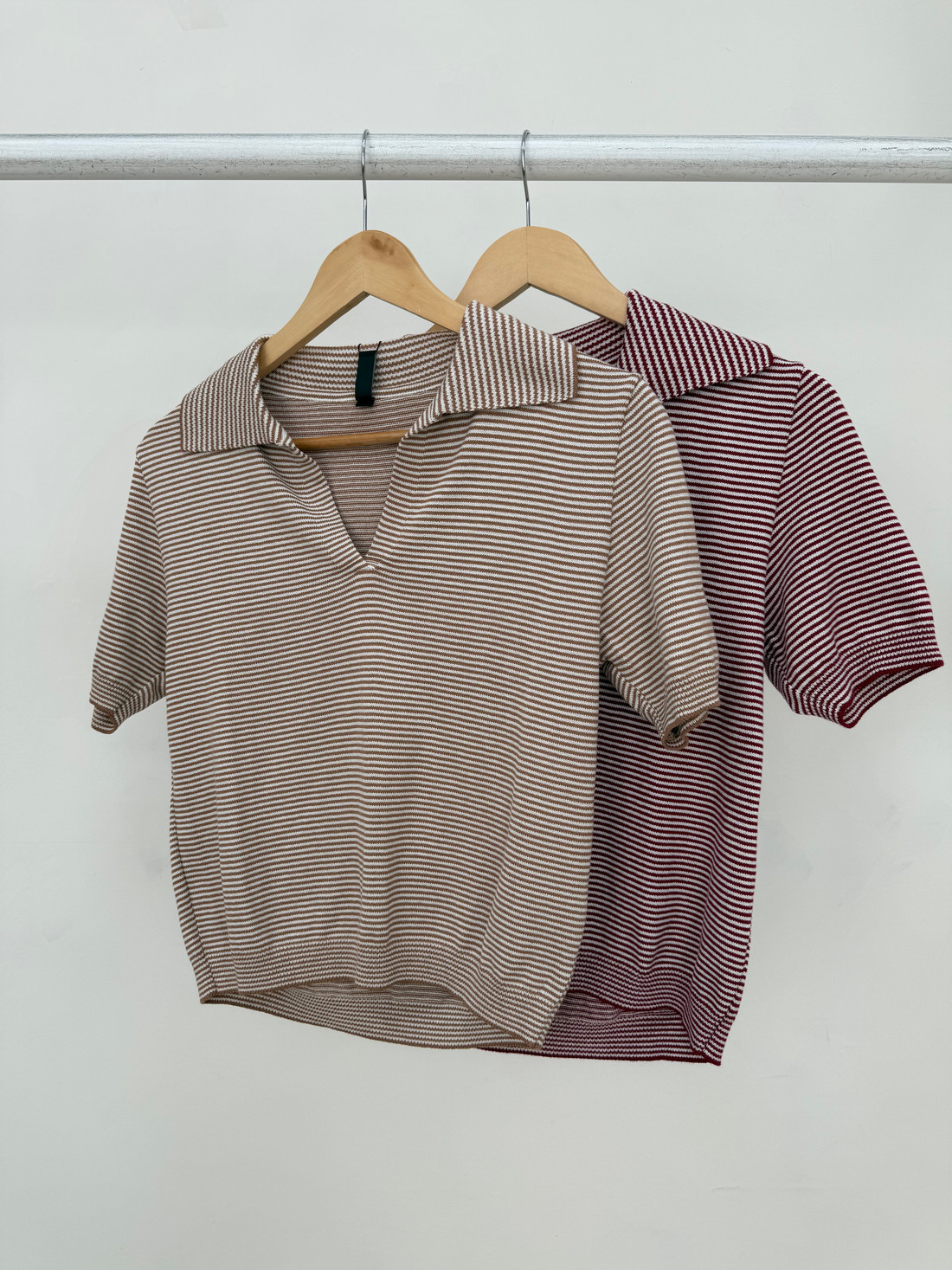 Blusa Polo listrada Ravena