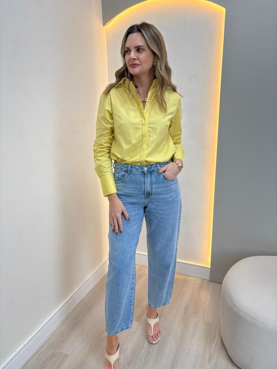 Camisa de Tricoline Milano Camisa de Tricoline Milano