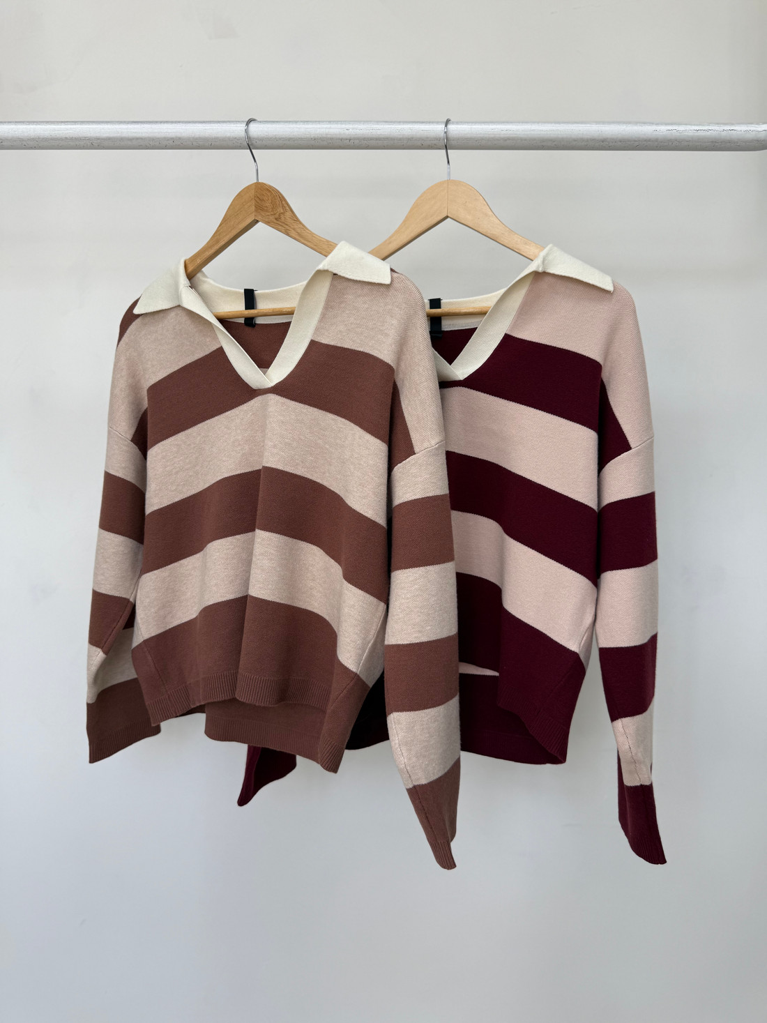 Blusa Polo Listrada Naomi